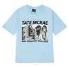 Новые футболки с принтом Tate Mcrae World Tour 2025 Унисекс Женские винтажные Укороченные футболки с коротким рукавом Унисекс черные 100% хлопок Топы