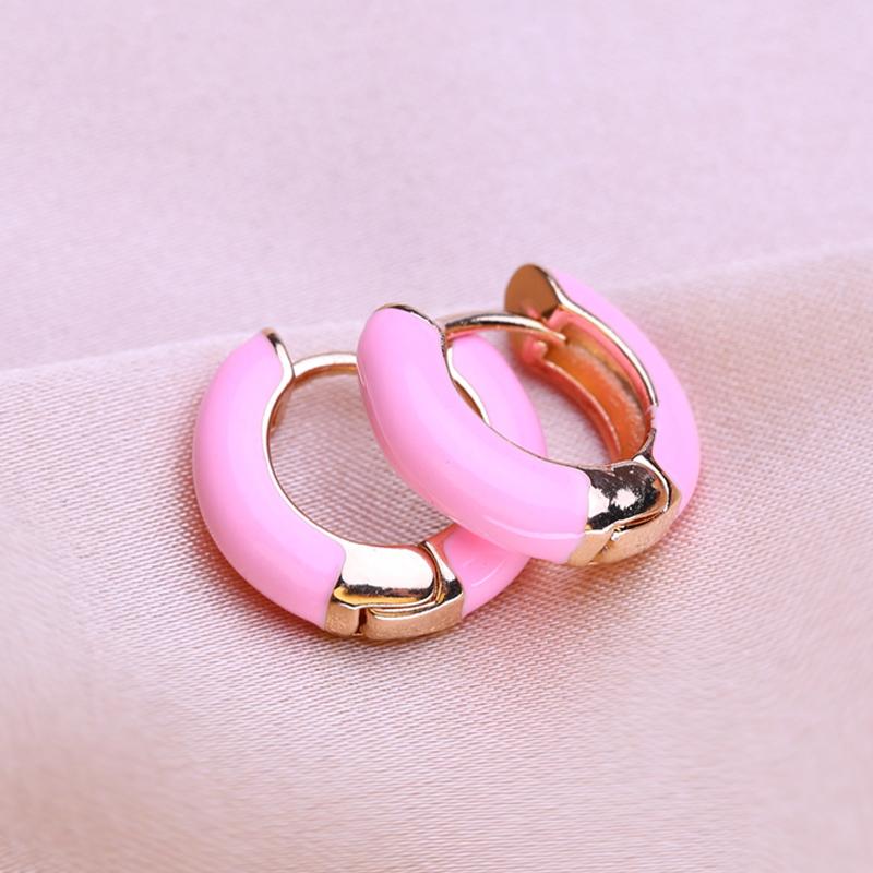 KNIKOO Round Clip Earrings For Women Fashion Earrings Jewerly For Wedding Party Gifts