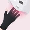 1 Pair Anti Uv Gloves Uv Shield Glove Fingerless Manicure Nail Art Tool