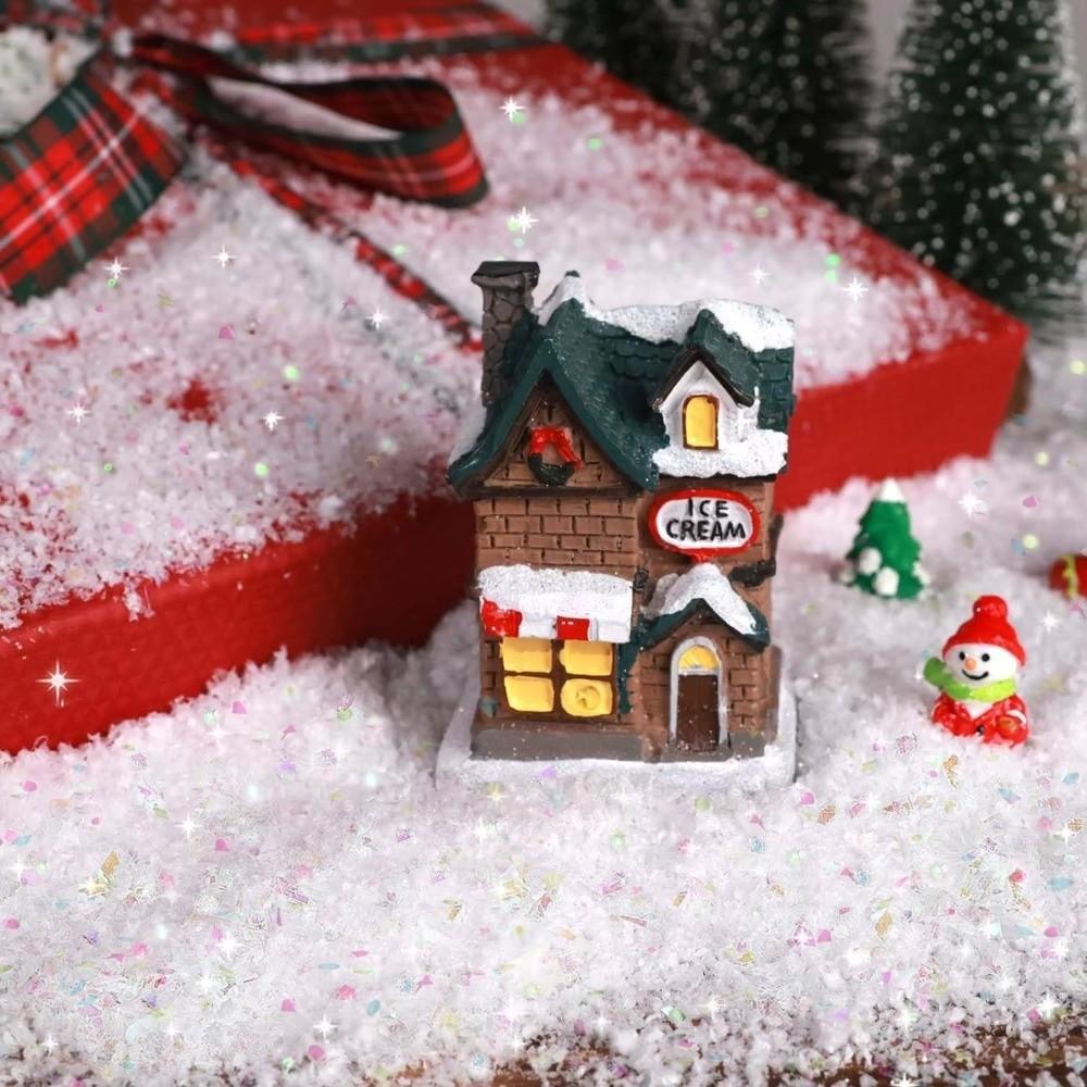 20/100g 3D Snowflake Decoration Fake Snow Artificial Snowflake Decor Party Decoration