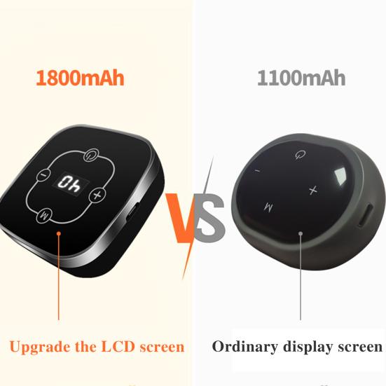 Массажер для колена с подогревом, 5 режимов нагрева, 3 режима массажа, цифровой дисплей, перезаряжаемое беспроводное устройство для массажа колена