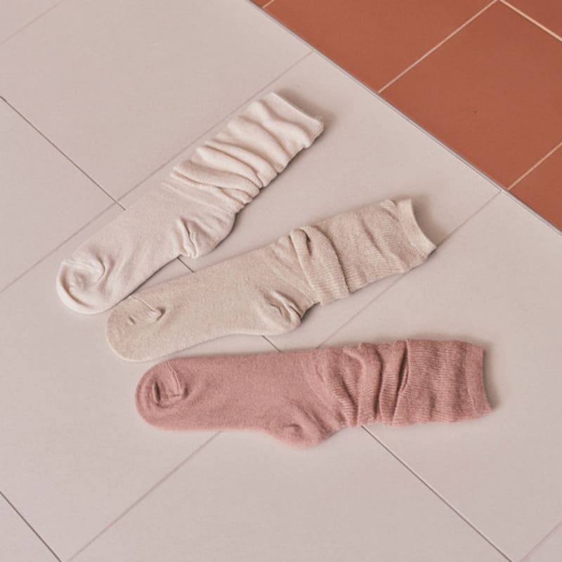 Aei&Rei AR_Basic middle socks_3color