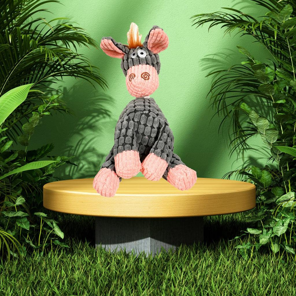 Plush Dog French Chew-resistant Ball Rope Sound Toy Fruit Cartoon Animal Cat Pet Supplies