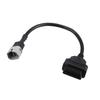 ACROPIX 34.5cm 1.13ft 6pin To OBDII Cable Cord Diagnostic Adapter Cable Motorcycle OBD2 Scanner