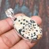 Dalmation Jasper Gemstone Handmade 925 Sterling Silver Jewelry Pendant For Her