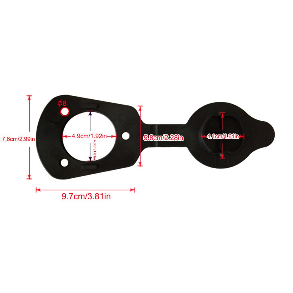 Упаковка из 2 держателей для удочек, прокладок, колпачков, комплектов для скрытого монтажа, запасных частей для камер, прокладок, аксессуаров для лодок, каяков, каноэ