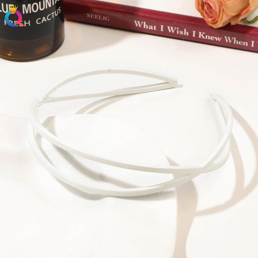 Нескользящая зубчатая повязка на голову с нажимом на волосы, челка, сломанная повязка на голову, простая черная коричневая повязка на голову для женщин