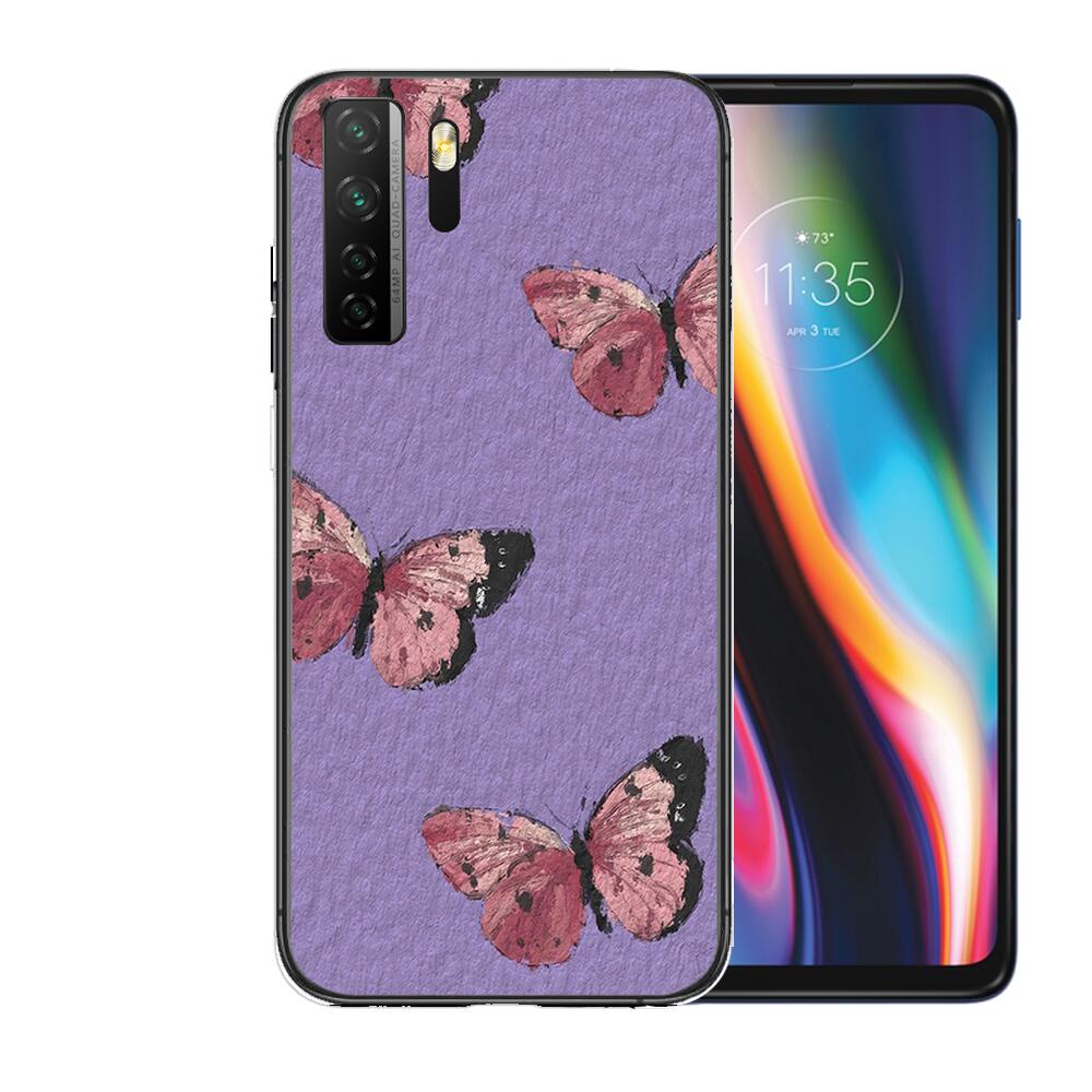 Beautiful Butterfly Pattern Black Soft Cover The Pooh For Huawei Nova 8 7 6 SE 5T 7i 5i 5Z 5 4 4E 3 3i 3E 2i Pro Phone Case Case