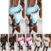 Elegant Sexy Ladies Women's Short Sleeve Cross Lace Up Bodycon Blouse Tops Slim T-shirt