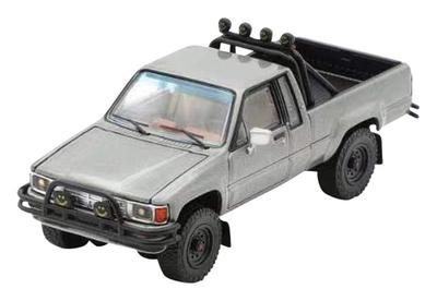 Продукты Gaincorp Масштаб 1/64 Toyota Hilux SR5 XTRA Cab 1985 - (LHD) - Серый, Готовая модель