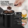 Date Tracker Beans Storage Container Stainless Steel Food Storage Box Coffee Storage Jar  Tea