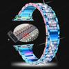 Bling Diamond Strap for Apple Watch Ultra Band 49mm 40mm 45mm 44mm 41mm 42mm 38mm Metal Belt for Iwatch Series 7 SE 6 5 4 Women Bracelet
