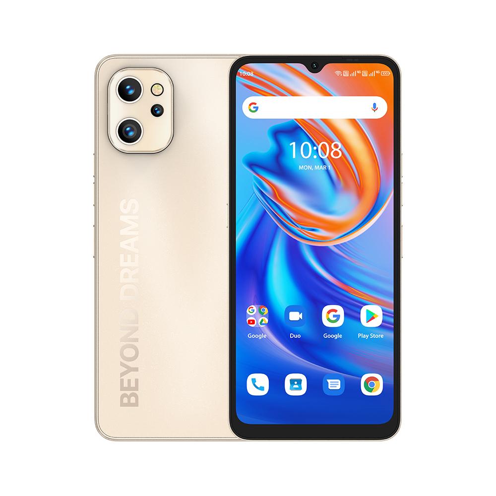 UMIDIGI Смартфон A13 Android 11 Unisoc T610 4 ГБ 128 ГБ 20 МП AI Тройная камера 6,7-дюймовый полноэкранный дисплей Аккумулятор 5150 мАч Мобильный телефон