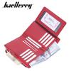 Baellerry Men Women Fashion Card Holder Wallets Casual Design PU Leather Purse Hasp Coin Purses Wallet