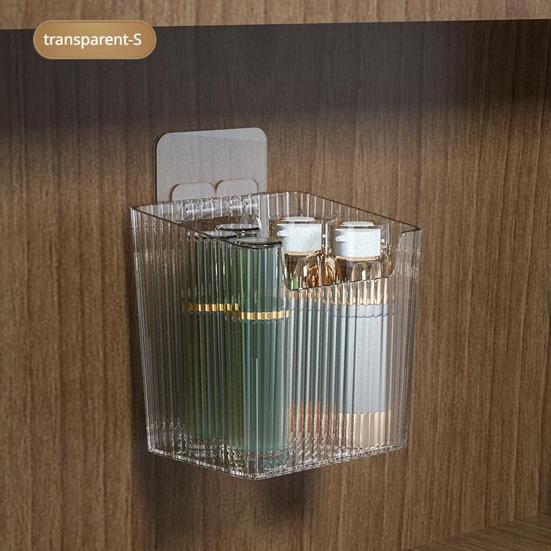 Bathroom Makeup Storage Box Mirror Cabinet Lipstick Wash Dresser Storage Box Waterproof Cutout Wall-mounted Makeup Organizer