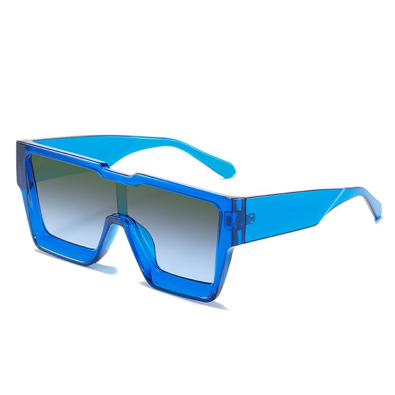 Chic Square Frame Women's Sunglasses - Large Candy Colors, UV Protection, Trendy European & American Style