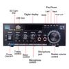 Аудио усилитель караоке AK45 HiFi цифровой усилитель Макс. мощность 90 Втx2 канала 2,0 Bluetooth объемный звук AMP динамик для домашнего автомобиля