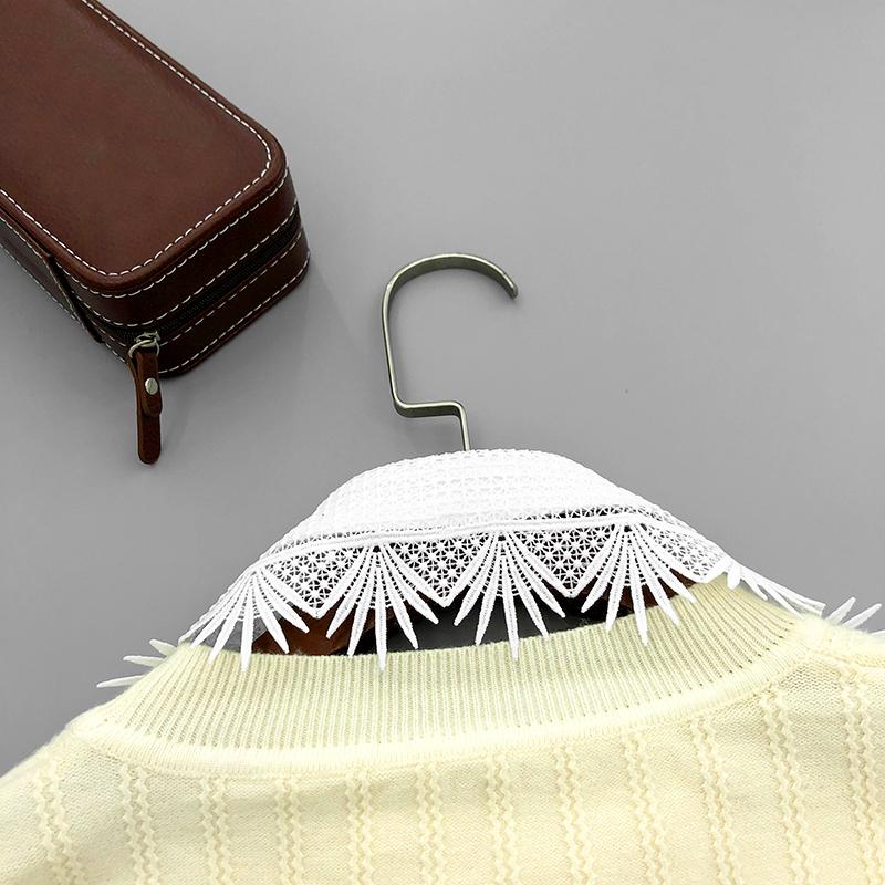 1шт модный поддельный воротник белый вышитый декоративный платок кукольная шея блузка декор