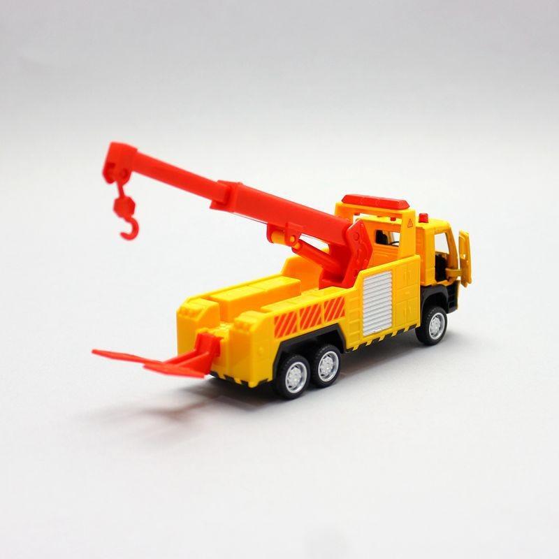 Car Model Alloy Rescue Crane Vehicle With Door Opening Design For Childrens Gift