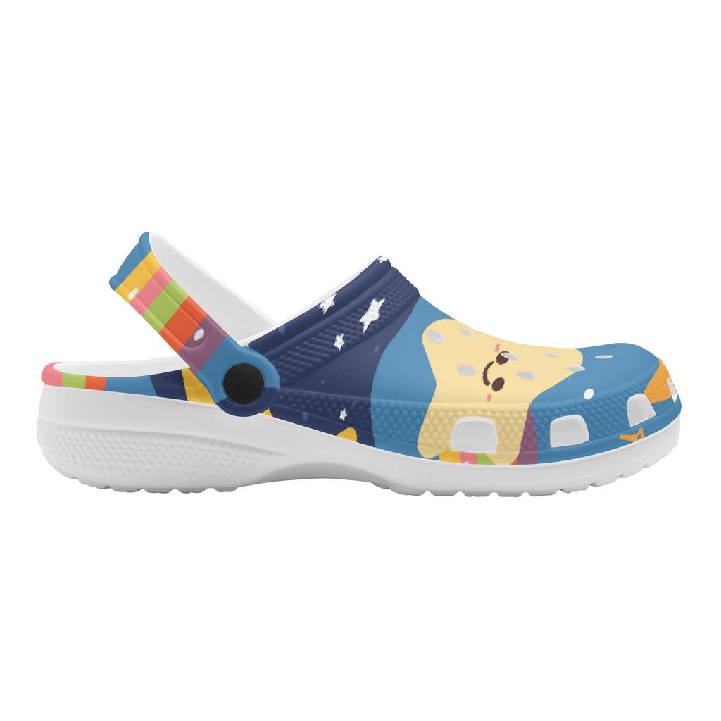 Graphic Printed EVA Clogs Slippers Women Men Easy Clean Lightweight Slip On Casual Sandals Lightweight Soft Sole Summer Daily Wear
