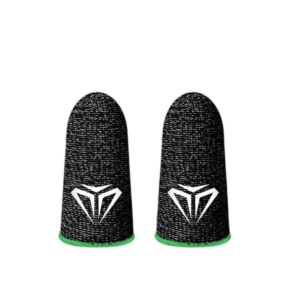 2 PCS Breathable Gaming Finger Cover Sweatproof Touch Screen Finger Cuff 2024 Finger Sleeve