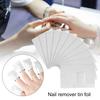 100 шт. Средство для снятия лака с ногтей, безвредное, не оставляющее следов, эффективное, экономящее труд, средство для снятия геля с ногтей, фольга с хлопковым листом для маникюрного салона