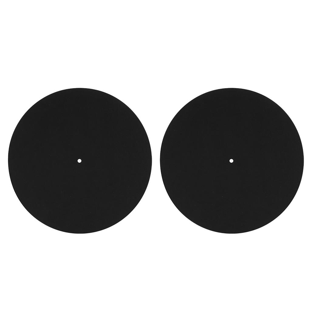 2 Pcs 12 Inch Vinyl Record Players Turntable Home Disc Protective Non Slip Mat Replacement
