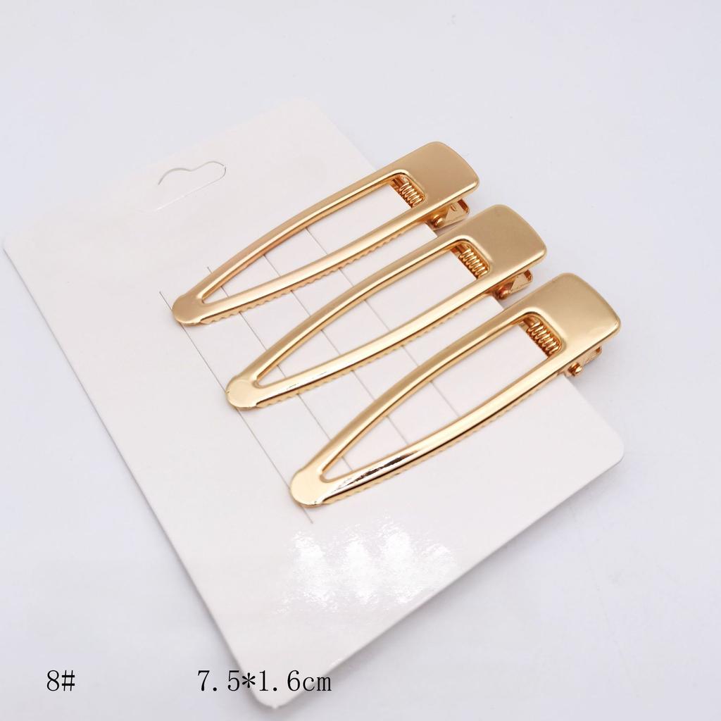 3 Pcs/ Set Geometric Bangs Clips Korean Fashion Hairpins Side Hairgrips Women Girls Hair Accessories Hair Jewelry