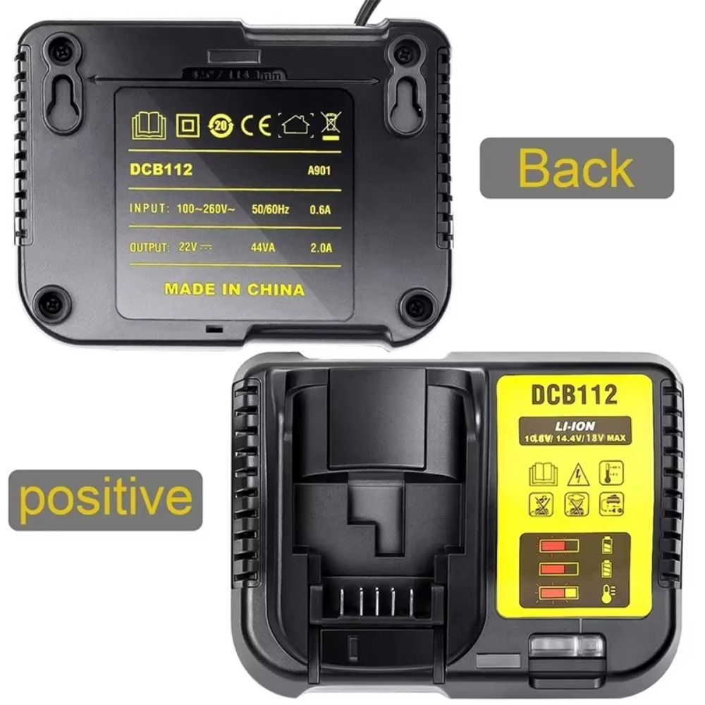 Safety Electric Tool Charger Replacement DCB112 Battery Charger Plug  Lithium-Ion Battery