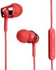 Sony Earphones MDR-EX150IP: Canal Type with Remote Control and Microphone for iPhone/iPod/iPad Red MDR-EX150IP R