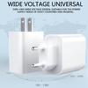 Быстрое зарядное устройство PD 20 Вт для iPhone 15 Xs Xr Pro Max 8, адаптер USB C, дорожное зарядное устройство с вилкой ЕС, США и Великобритании QC3.0 для Android
