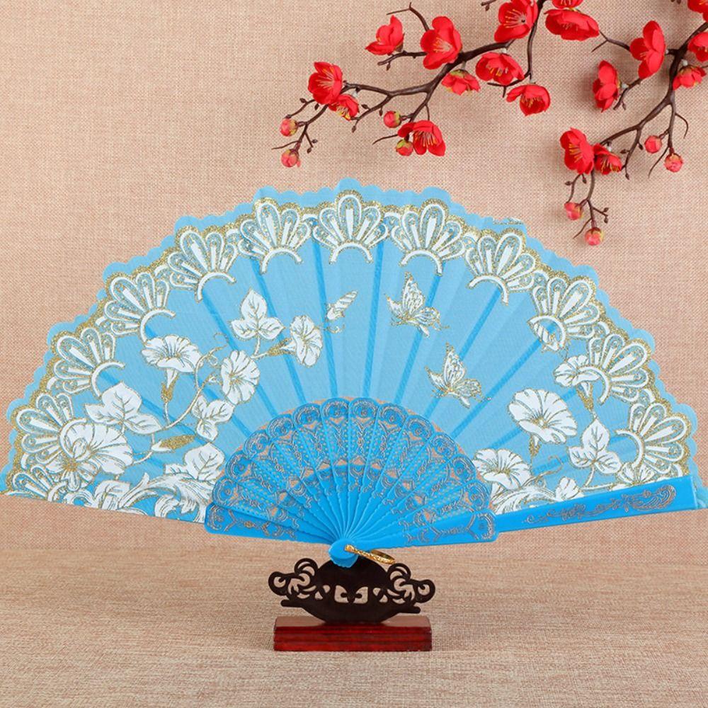 Бамбуковый ручной веер Танцевальный веер в китайском стиле Элегантный старинный складной веер