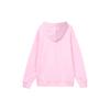 Adidas Solid Color Hooded Fleece Pullover Sweatshirt Unisex Sweatshirts Clear-Pink IV7587