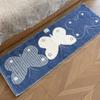 Ins Wind Star Butterfly Carpet Soft Non-shedding Long Strip Bedside Rug Bay Window Pad Corridor Floor Mat Home Decor