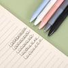 5 шт. выдвижных ручек с черными чернилами, эстетичные гелевые ручки 0,5 мм, нейтральные ручки, нажимные ручки, канцелярские ручки для письма