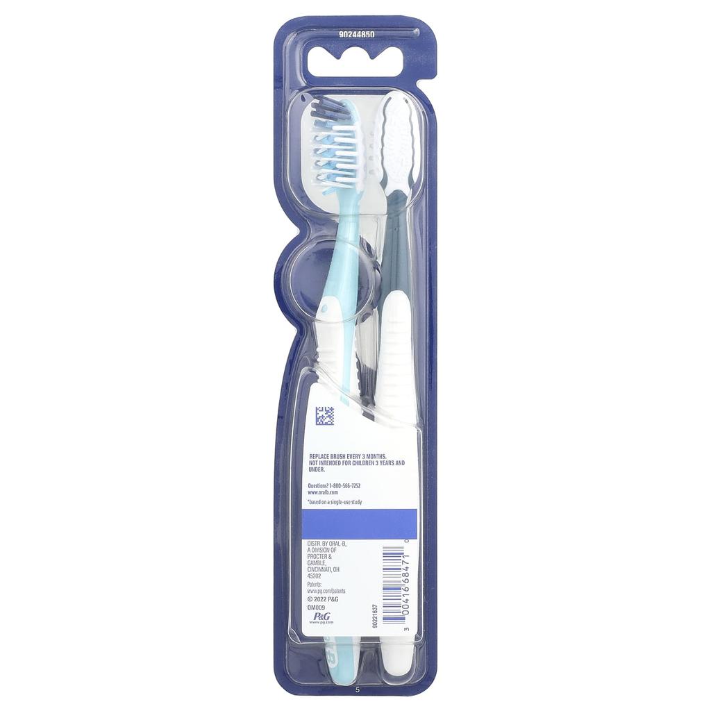 Oral-B Crossaction™ All-in-One™ Toothbrush, Medium, 2 Pack
