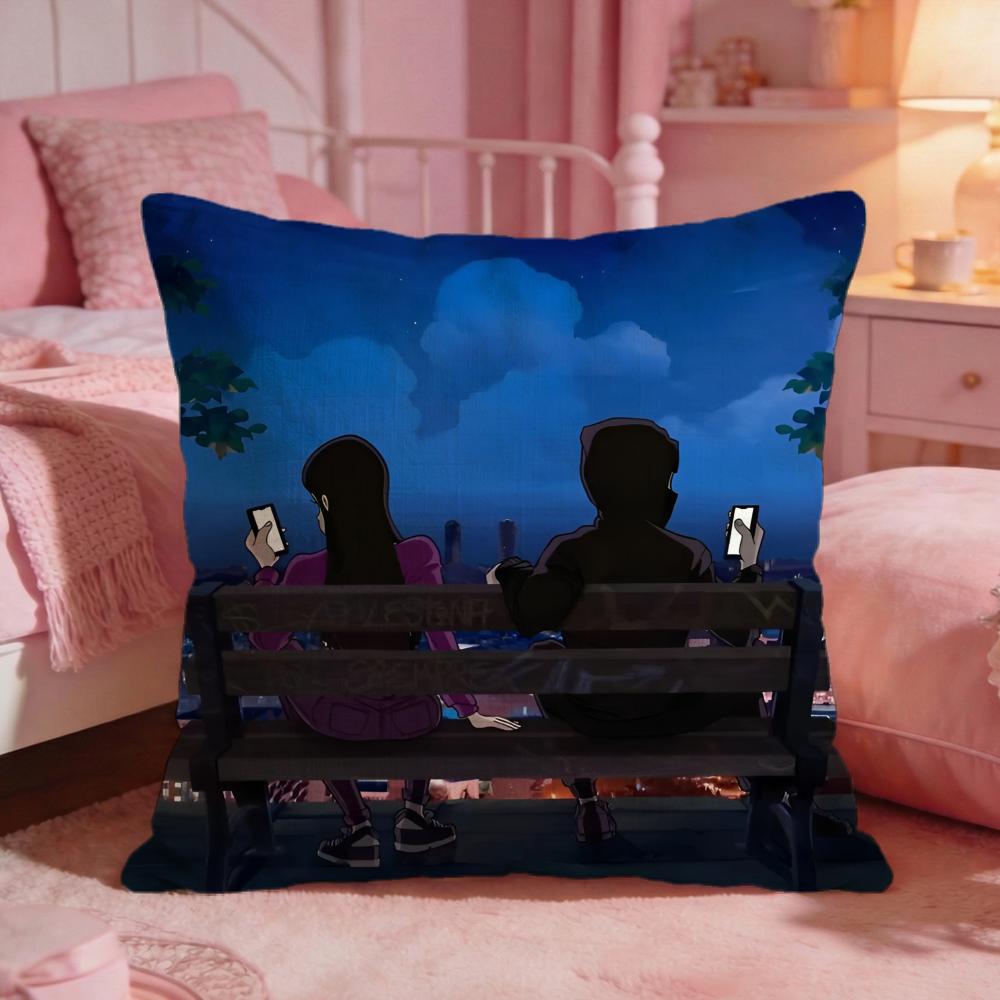 BBeny JJr Rapper Cushion Cover Premium Comfort Reversible Pillow Cove Two In One Design For Any Room Car Interior