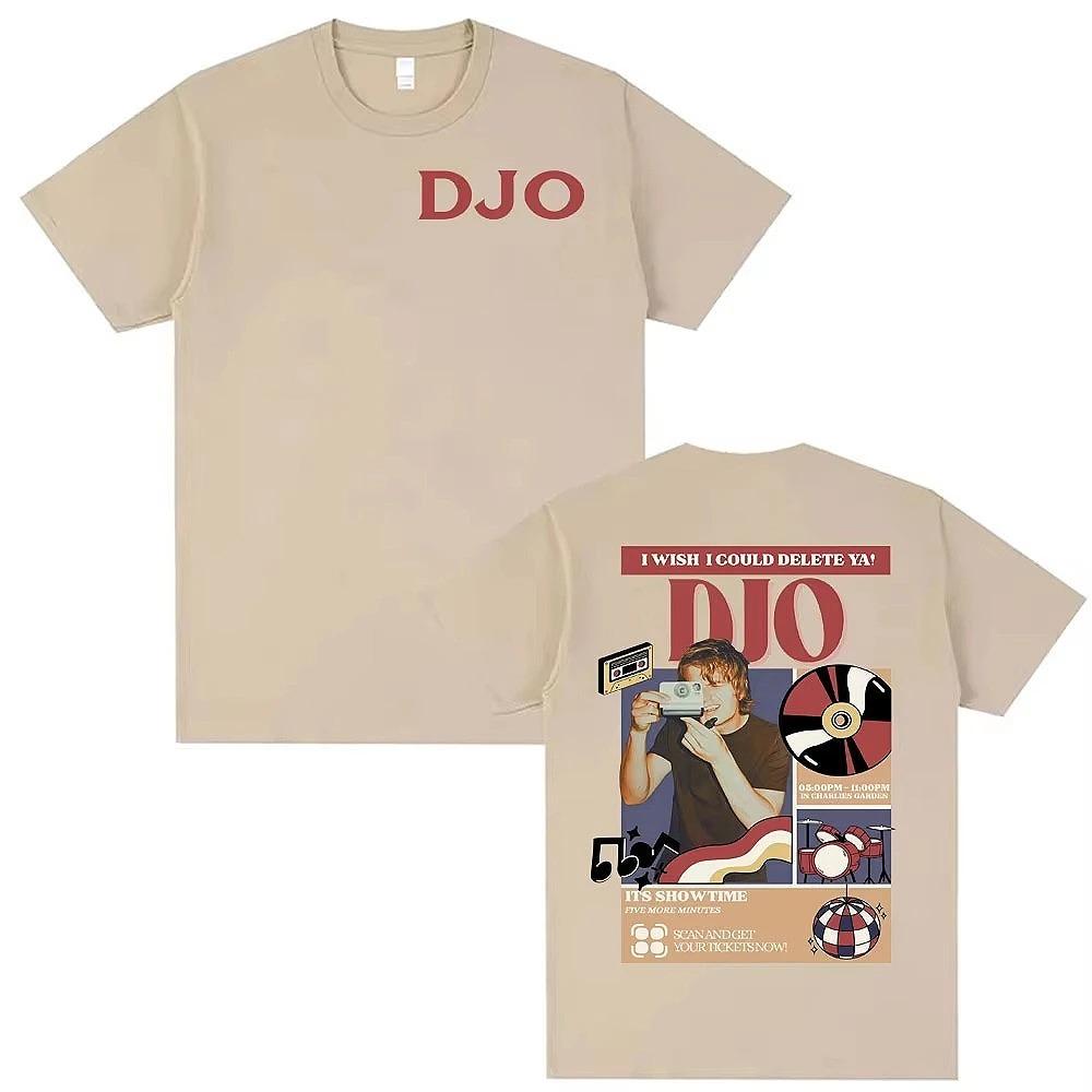 Djo Back on You Tour 2026 Музыкальный Концерт Футболка Джо Керри Подарок Новым Фанатам Футболки Мужские Женские Харадзюку Хлопок Модная Футболка