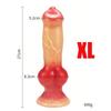 Realistic Huge Dog Dildo Anal Plug With Suction Cup Silicone Big Butt Plug Prostate Massager Adult Sex Toys for Men Women Sextoy
