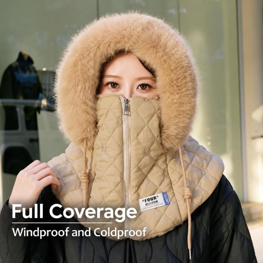 Windproof Winter Hat Plush Beanies Cap Cycling Cap Ear Protection Hat Outdoor