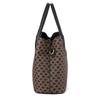 Spring and Autumn Female's Fashion PU Leather Printing Large Capacity Retro Shoulder Bag CLE