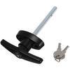 Waterproof T-Handle Lock for Cabinet Doors, Cam Lock, Suitable for Trucks, RVs, and Electrical Cabinets