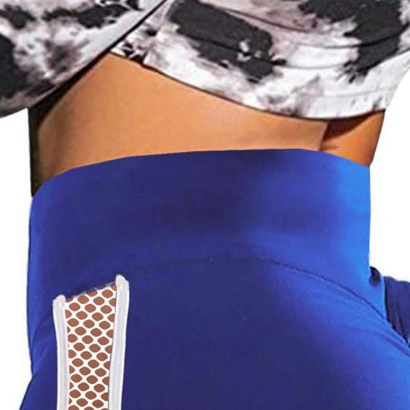 Women Sports Shorts Sexy High Waist Hip Lift Abdomen Tightening Hollow Out Push Up Yoga Shorts