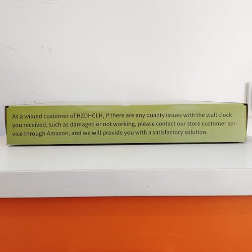 HZDHCLH Настенные часы, стильные, тихие, скандинавские (Оранжевый Белый)…