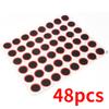 Tire Patch Rubber Bike Tyre Repair Pad Portable Tire Inner Tube Pad Round Square Type Car Bicycle Repair Tools Accessory 48pcs