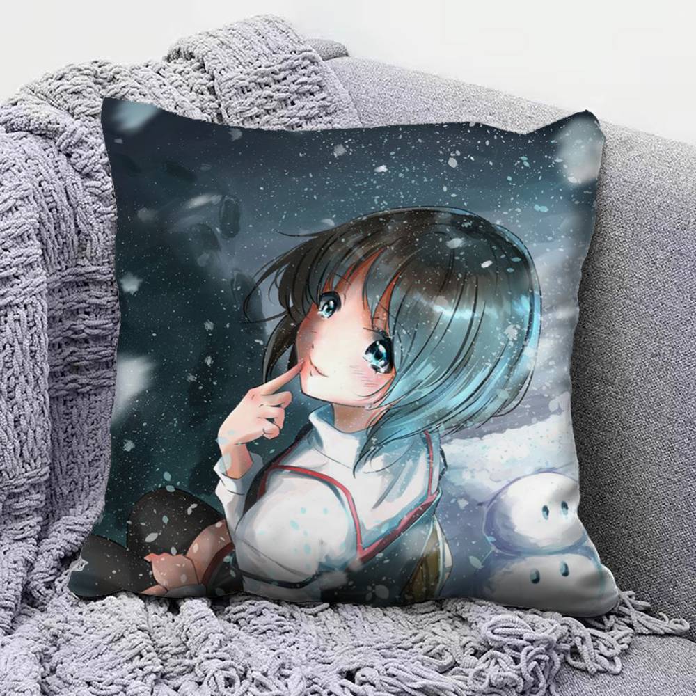 Чехлы для подушек с изображением девушек из игры и аниме Kanon, Чехлы для диванных подушек для дома и Декоративные на заказ