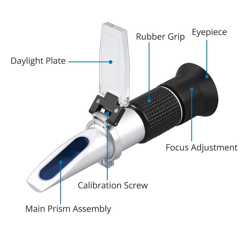 AUTOUTLET Brix рефрактометр Brix рефрактометр автоматическая коррекция температуры с функцией ATC ареометр алюминиевый ручной рефрактометр Brix