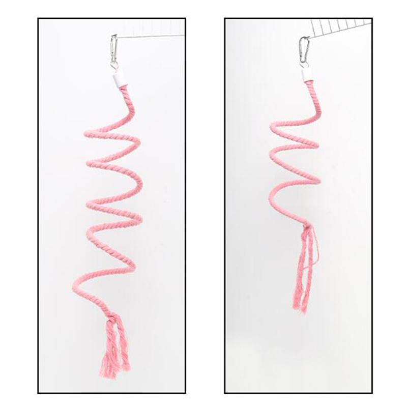 1 шт. Игрушки для птиц Качели Жевательные Тренировочные игрушки Маленький попугай Подвесной гамак Клетка для попугая Колокольчик Жердочка Игрушки с лестницей Товары для питомцев