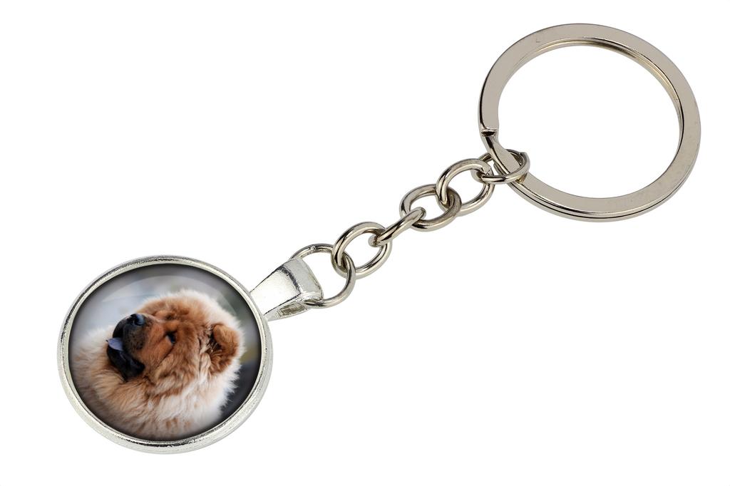 Chow Chow - Keychain with Your Photo, Key Decoration, Bag Pendant from Art-Dog Brand