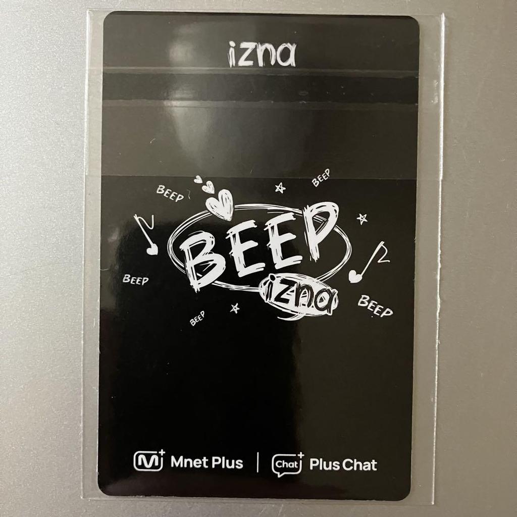 [USED] Izna Izuna BEEP Plus Chat Pre-order Bonus Trading Card Jung Eun
